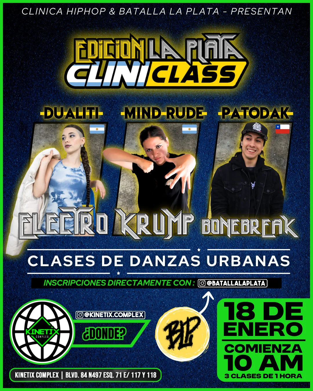 Flyer oficial CliniClass La Plata 2025
